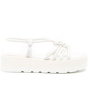 Gianvito Rossi Hebe Leather Sandals - White