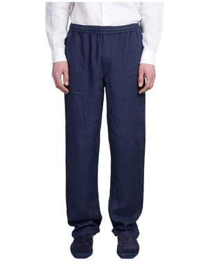 Aspesi Ventura Pants With Cord - Blue