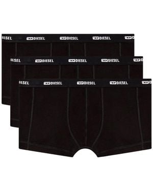 DIESEL 3Pack Boxer Con Logo - Black