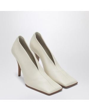 Alaïa Soft Square Ivory Court Shoes - White