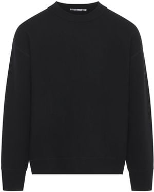 Studio Nicholson Moray Cashmere Double Sweatshirt - Black