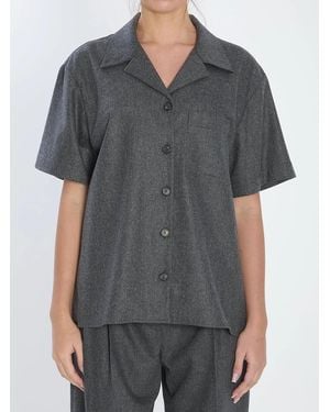 KHAITE Riordan Shirt - Gray
