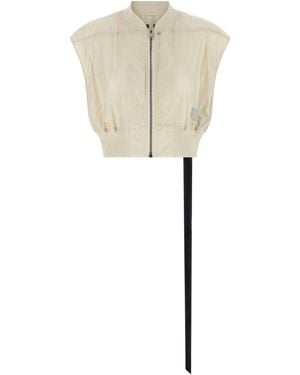 Rick Owens 'Tatlin Bomber' Vest - White