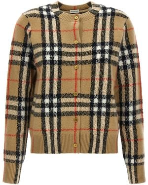 Burberry 'Clara' Cardigan - Natural