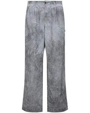 C.P. Company C.P.Company Flatt Nylon Loose Cargo Trousers - Grey