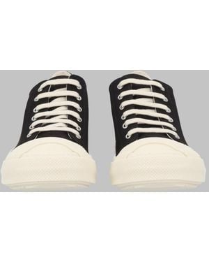Rick Owens Trainer Basse - Metallic
