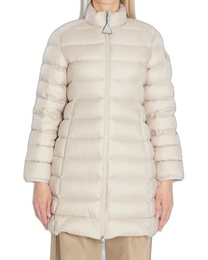 Moncler Igesse Long Coat - Natural