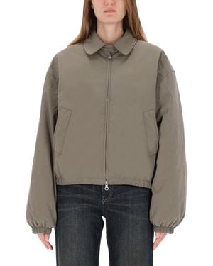 Our Legacy "Cropped Avenue Puffa" Jacket - Gray