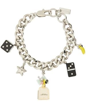 Marc Jacobs Tone Statement Pendant Bijoux - White