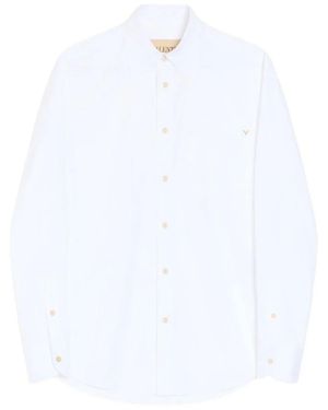 Valentino Vgold Cotton Shirt - White