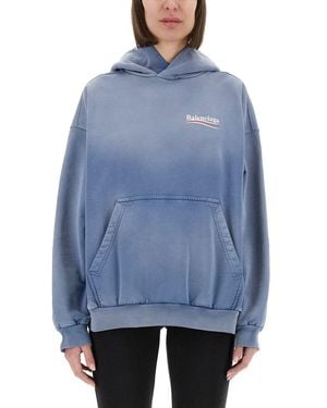 Balenciaga Hoodie - Blue
