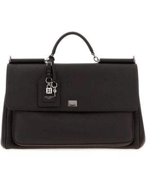 Dolce & Gabbana Dolce & Gabbana Top Handle Bag - Black