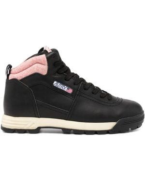 Autry Lace-Up Shoes, Logo - Black