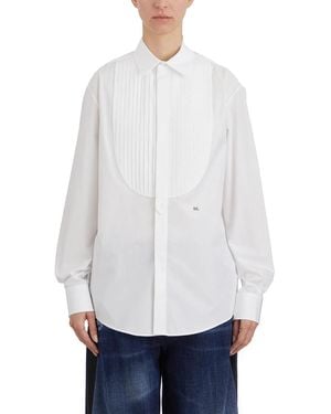 DSquared² Cotton Tuxedo Shirt - White