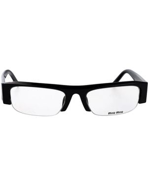 Miu Miu Acetate Sunglasses - Brown