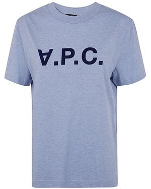 A.P.C. Standard Big Vpc T-Shirt - Blue