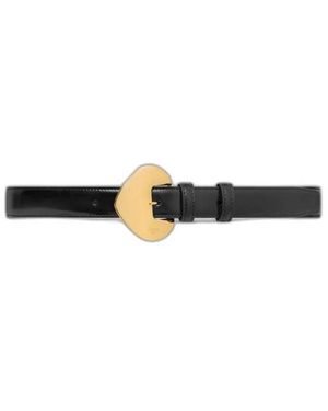 Celine Bc-11 Leather Belt - Black