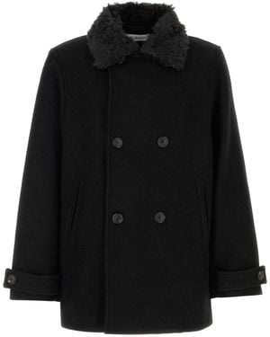 Our Legacy Wage Peacoat - Black