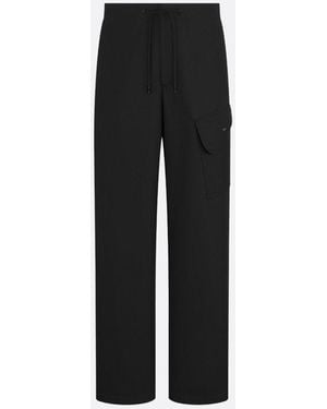 Dior Homme Cotton Polyester Woven Trousers - Black