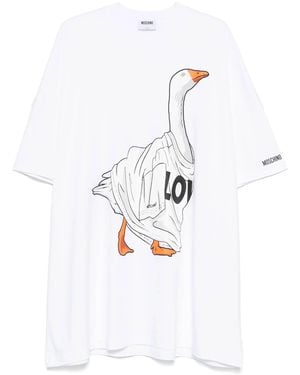 Moschino Couture Goose Dress - White
