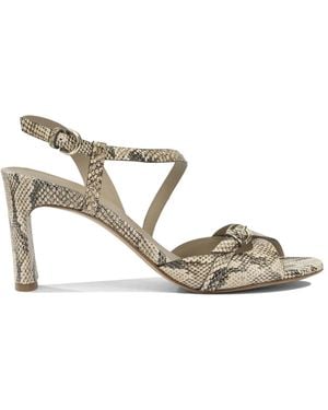 Roberto Del Carlo Calf Leather Leather Sandals - Metallic
