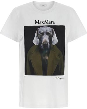 Max Mara 'Mxmcalca' T-Shirt - Grey