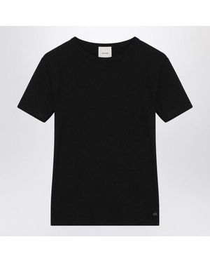 Calvin Klein Ribbed T-Shirt - Black