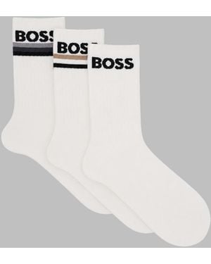 BOSS 3-Pack Calzini Con Logo - Multicolour