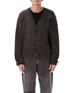 Our Legacy Bear Twist Mouline Wool Cardigan - Black