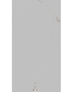Vivienne Westwood Collana "Pina" Con Ciondolo Orb Small - White