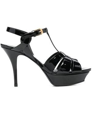 Saint Laurent Tribute Sandals - Black