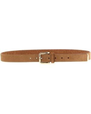 Brunello Cucinelli Bull Skin Regular Belt - White
