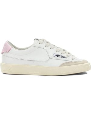 Autry Windscape Low Leather Nylon Rubber Sneakers - White