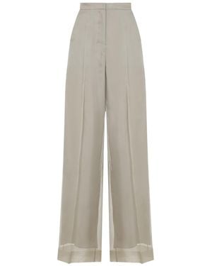 Max Mara Silk Pants - Gray