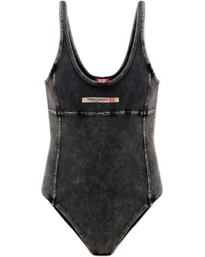 DIESEL Cotton Bodysuit - Black