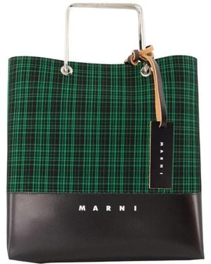 Marni Small Shopper Bag - Green