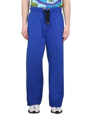 Versace Drawstring Trousers - Blue
