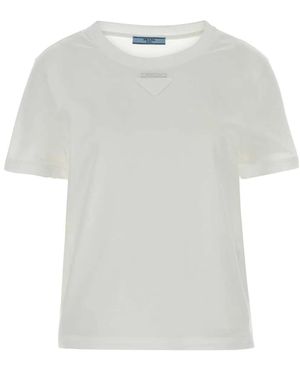 Prada Cotton T-Shirt - White