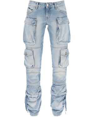 The Attico Essie Long Trousers - Blue