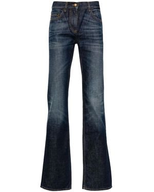 Palm Angels Straight Leg Denim Jeans - Blue