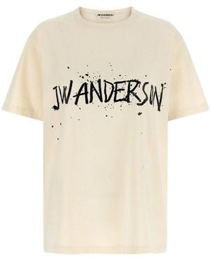 JW Anderson J.W.Anderson 'Circular' T-Shirt - Natural
