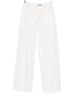 DARKPARK Washed Cotton Contrast S - White