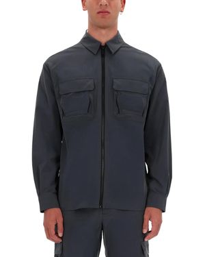 Versace Jeans Couture Zippered Shirt - Blue