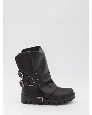 Dolce & Gabbana Dolce & Gabbana Stivaletto Ankle Boots - Black