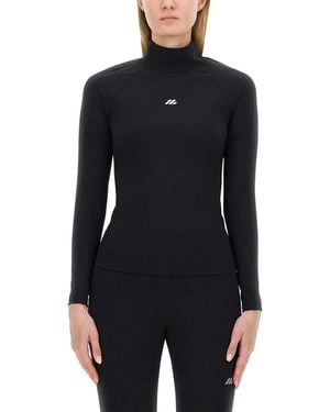 Balenciaga Tops With Logo - Blue