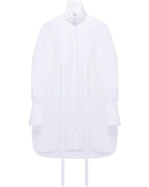 McQueen Optical Cotton Clothing Dresses - White