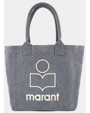 Isabel Marant Small Yenky Gz Shopper Bag - Blue