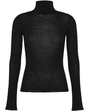 Cruna Merino Turtle Neck - Black