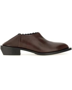 Moschino Shootie Cuban Heel - Brown