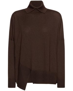 Elena Miro Turtleneck Jumper - Brown